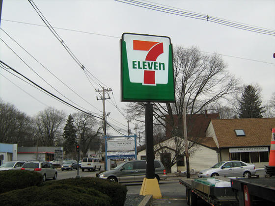 North Attleboro MA Sign, Convenience Store Sign, Variety Store Sign