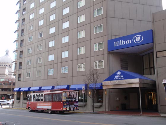 Boston MA hotel building canopy, City of Boston MA canopies, MA awnings