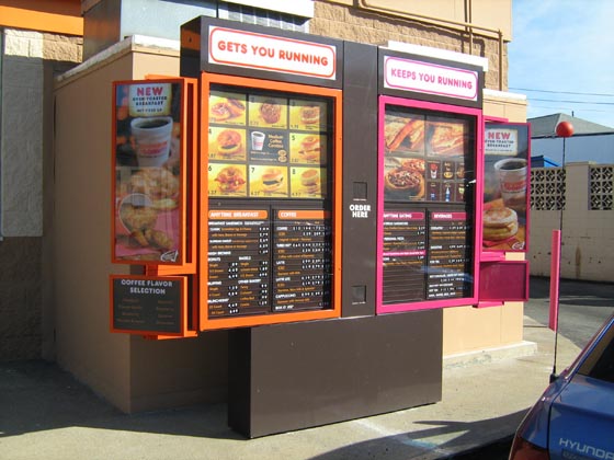 Drive Up Menu Sign, Drive Thru Menu Sign, Menu Signs MA